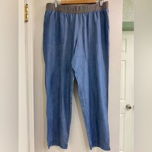 J. Jill chambray pull-on pants Medium